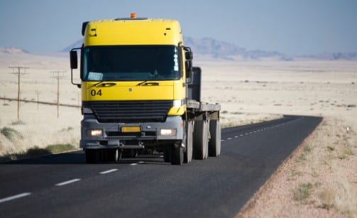 transport routier namibie